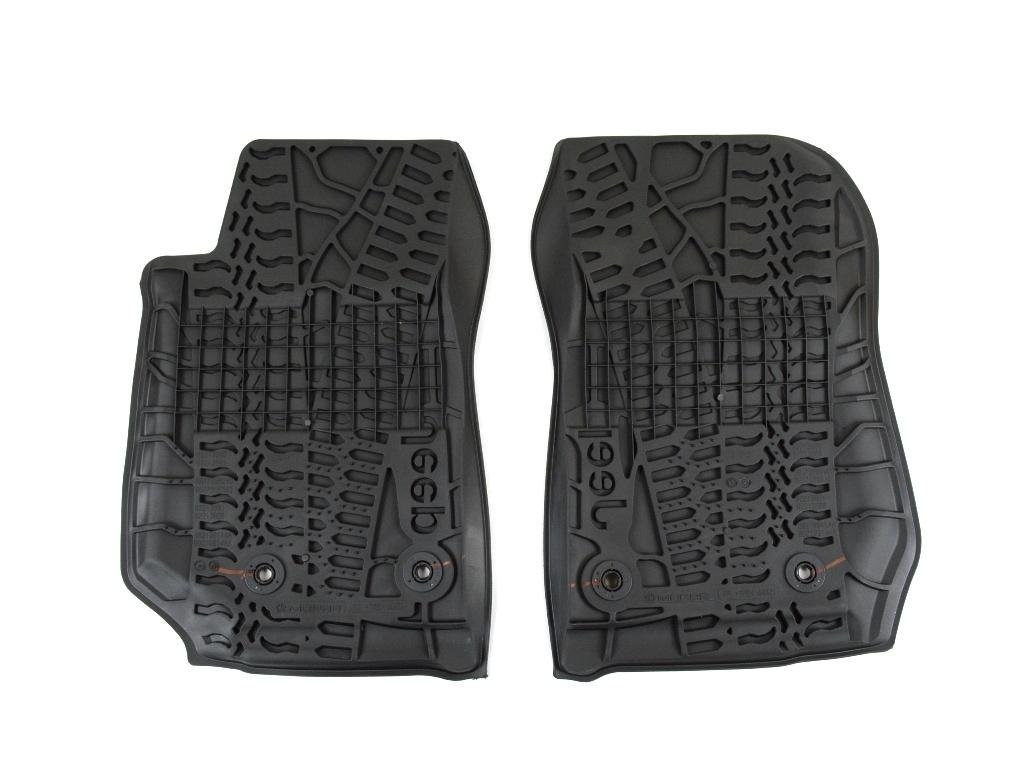 MOPAR Floor Slush Mats with Tire Tread Pattern (All Weather) Jeep